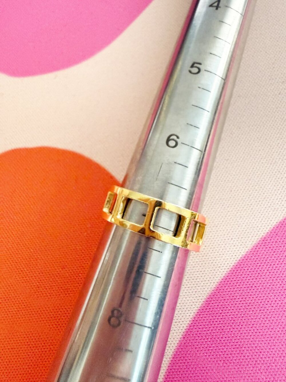 Brandy Pham Fashion Stackable 4 Rings Gold-Tone sz - Picture 3 of 15